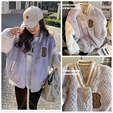 字母刺繡毛衣外套女中長款寬松長袖針織衫秋季慵懶風加厚開衫上衣長袖外套女 長袖外套女加厚 長袖外套抓絨衣-潮男服飾 歷史價格詳細信息