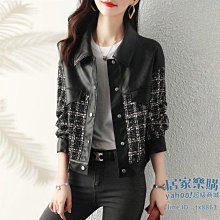 夾克外套 短外套女春秋新款休閑連帽韓版寬松小個子女士初秋洋氣外套 歷史價格詳細信息