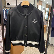 Vivienne Westwood 外套 棒球外套 夾克 上衣 美式復古~土星龜裂塗鴉設計 寬松棒球衛衣外套開襟衫 歷史價格詳細信息