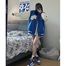 美式棒球外套情侶高街vintage夾克 寬鬆情侶百搭外套 歷史價格詳細信息