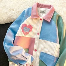 燈芯絨外套男春秋新款棒球領寬鬆夾克中年休閒復古潮流工裝上衣男 歷史價格詳細信息