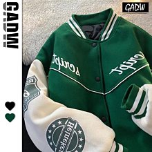 2022新款vintage棒球服街頭春秋加厚夾克男寬鬆休閒情侶棉衣外套 歷史價格詳細信息