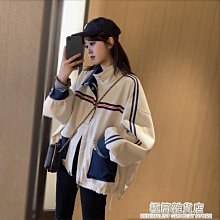 韓版寬鬆學生外套女ins潮 秋裝 女裝 衣服 上衣 外套 A 歷史價格詳細信息