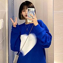 精選克萊因藍毛衣男春秋款日系復古慵懶風寬松情侶針織ins潮秋冬加厚-潮男服飾 歷史價格詳細信息