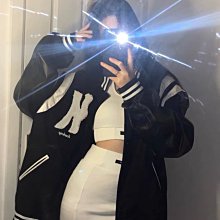 美式高街棒球服外套男秋季潮牌側邊條紋上衣高級感痞帥機車【超齡男裝】 歷史價格詳細信息