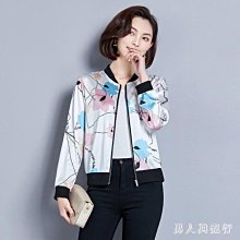 夾克外套 新款棒球服顯瘦刺繡短款外套女春秋裝寬松百搭休閒上衣夾克衫 歷史價格詳細信息