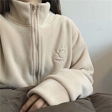 秋冬季搖粒絨拉鏈衛衣夾克休閑連帽外套男青少年加絨加厚保【超齡男裝】 歷史價格詳細信息