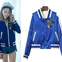 夾克外套  飛行員外套女 百搭外套 韓國棒球外套 【P1007】 純棉2023初春新款短版棒球服寬鬆外套洋氣貼布長袖小眾 歷史價格詳細信息