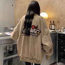 衝鋒衣 防風防水 刷毛加厚  抓絨外套棒球外套女 冬季加厚 ins潮 原宿男友風 新款冬季棉襖韓版寬鬆學生鋪棉外套棒球服 歷史價格詳細信息