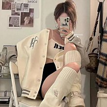 百搭 美式復古棒球服外套女2022年新款春秋小香風韓版寬松百搭夾 大尺碼 加絨 寬鬆 歷史價格詳細信息