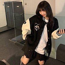 棒球外套女 棒球服外套女2023年早春季新款bf百搭美式復古學生寬鬆休閒上衣潮 歷史價格詳細信息