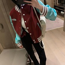 款 時尚拼接棒球領長袖夾克男 2023春季新款青年修身開衫外套 歷史價格詳細信息