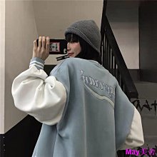 外套 美式潮流字母刺繡撞色休閒 棒球外套 夾克【TJG233O076】現貨＋預購 Doppler 歷史價格詳細信息