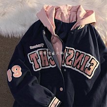 球服女情侶裝夾克男oversize春秋款美式百搭港風大碼外套 歷史價格詳細信息