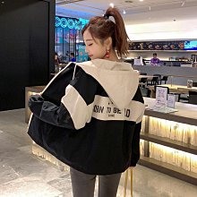 春秋季 韓版 寬松 學生開衫連帽外套 休閒長袖開衫外套 拉鏈 印花 百搭 素色連帽情侶外套 大學外套 衛衣外套女@小琪妹·滿599免運 歷史價格詳細信息