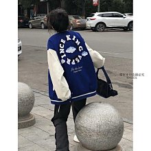 棒球 美式棒球 色棒球服女春秋美式寬鬆短版字母百搭夾克學生 歷史價格詳細信息