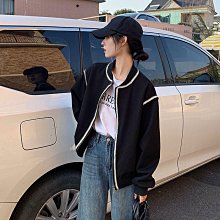 外套女 春鞦新款 韓版 寬鬆 流行 拚色 字母 短款  百搭 棒球服潮 歷史價格詳細信息