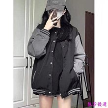 薄外套 炸街棒球服胖mm外套女秋冬新款休閒寬鬆大尺碼 歷史價格詳細信息