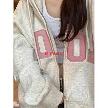連帽外套女裝上衣女外套休閒外套秋冬新款日系甜美寬鬆復古百搭學生小眾設計華夫格外套女開衫上衣『AD09612』-星飛優選 歷史價格詳細信息