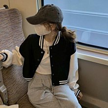 棒球外套女 秋季新款秋季女裝愛心印花拼色棒球服外套小香風寬鬆百搭夾克上衣 歷史價格詳細信息