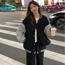 美式復古加絨加厚衛衣外套女學生秋冬季寬鬆潮原宿港風棒球服流行女裝女性服飾休閒服裝《AD12105》《購物趣》 歷史價格詳細信息