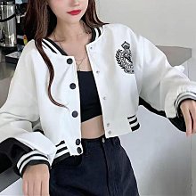 棒球外套女 秋季新款秋季女裝愛心印花拼色棒球服外套小香風寬鬆百搭夾克上衣 歷史價格詳細信息