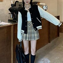 棒球外套 日系潮流撞色胸前電繡外套 夾克【TJH3605】現貨＋預購 Doppler 歷史價格詳細信息