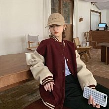 女生衣服女式夾克棒球服跨境新款春秋薄款立領運動風辣妹短款小個子衛衣女女裝服飾長袖衣服薄外套 歷史價格詳細信息