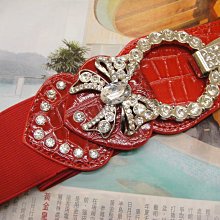 現貨供應*皮帶腰封-＊JIFU 鉅釜皮帶配飾＊宮廷風典雅金榭腰封 B899(粉紅色) 歷史價格詳細信息