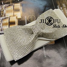 現貨供應＊JIFU 鉅釜皮件＊滿鑽骷髏頭腰封B951(白色) 歷史價格詳細信息