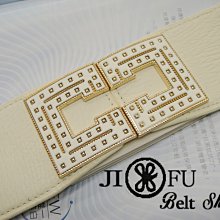現貨供應＊JIFU 鉅釜皮件＊奢華美鑽腰封，新品上市!! B792(黑色) 歷史價格詳細信息