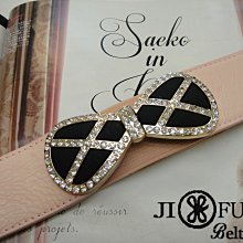現貨供應*皮帶腰封-＊JIFU 鉅釜皮帶配飾＊宮廷風典雅金榭腰封 B899(粉紅色) 歷史價格詳細信息