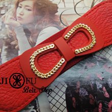 現貨供應*皮帶腰封-＊JIFU 鉅釜皮帶配飾＊宮廷風典雅金榭腰封 B899(粉紅色) 歷史價格詳細信息