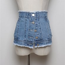 腰封 腰帶 牛仔腰封外搭襯衫配洋裝子收束腰裝飾布料寬腰帶女休閒百搭時尚 歷史價格詳細信息
