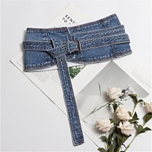 腰封 腰帶 牛仔腰封外搭襯衫配洋裝子收束腰裝飾布料寬腰帶女休閒百搭時尚 歷史價格詳細信息