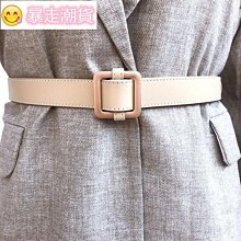 【熱賣精選】皮帶 腰帶 西裝細腰帶女士真皮時尚百搭裝飾皮帶腰封外搭大衣配連衣裙子收腰 百搭腰帶 褲帶 歷史價格詳細信息