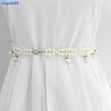 腰封女 腰帶女  珍珠細腰鏈女簡約百搭裙子腰帶女士裝飾連衣裙裙帶新款日系 歷史價格詳細信息