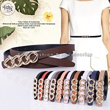 現貨 膩子配件小皮帶休閒腰帶, 適合女士禮服和手套配件 001-簡約 歷史價格詳細信息