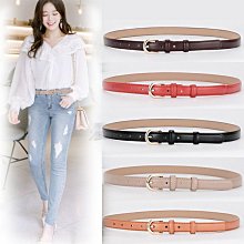 現貨 真皮時尚細腰帶女雙面真皮百搭夏季配裙子洋裝收腰裝飾西裝褲皮帶-簡約 歷史價格詳細信息