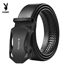 皮帶花花公子皮帶男士真皮生日禮物純牛皮自動扣腰帶時尚耐用男式褲帶 歷史價格詳細信息