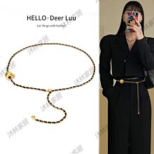 鏈條腰帶女ins潮腰鏈夏季裝飾西裝連衣裙子收腰金屬皮帶2022新款大衣腰帶-促銷 歷史價格詳細信息