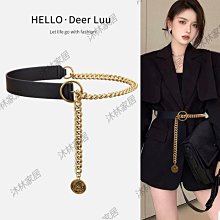 腰帶女配西裝2022新款高級感裝飾連衣裙子收腰真皮黑色牛仔褲皮帶大衣腰帶-促銷 歷史價格詳細信息