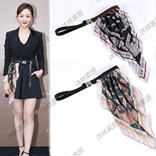 腰帶女裝飾裙子百搭牛仔褲帶新款鏈條皮帶辣妹小眾法式免孔腰鏈褲~臺灣出貨~特價家用雜貨 歷史價格詳細信息
