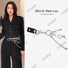 腰帶腰包女時尚百搭鏈條迷你小包包裝飾網紅鱷魚紋皮帶女包潮ins 裝飾腰包 歷史價格詳細信息