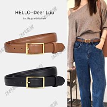 皮帶女款真皮裝飾腰帶女士2022新款西裝牛仔褲帶百搭連衣裙子配飾大衣腰帶-促銷 歷史價格詳細信息