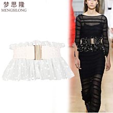 腰帶女寬腰封女布料裝飾連衣裙子收腰外搭漢服古風中國風刺繡綁帶 歷史價格詳細信息