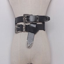 日系 腰鏈 腰帶 腰封 皮帶潮流pu背帶式腰封 女歐美流行時尚裝飾襯衫連衣裙可脫卸女士腰帶空間 歷史價格詳細信息