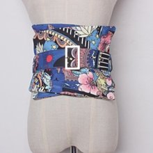 日系 腰鏈 腰帶 腰封 皮帶夏季新款木耳花邊束腰修身顯瘦綁帶設計微彈透視網紗腰封女士時尚空間 歷史價格詳細信息