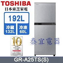 【TOSHIBA 東芝】192公升1級能效變頻電冰箱 典雅銀 GR-A25TS(含基本安裝)(樓層費另計) 歷史價格詳細信息