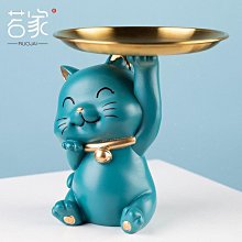 招財 劫財 強壯貓貓 GK 公仔 雕像 招財貓 金色 白色 紅色 藍黑色 歷史價格詳細信息
